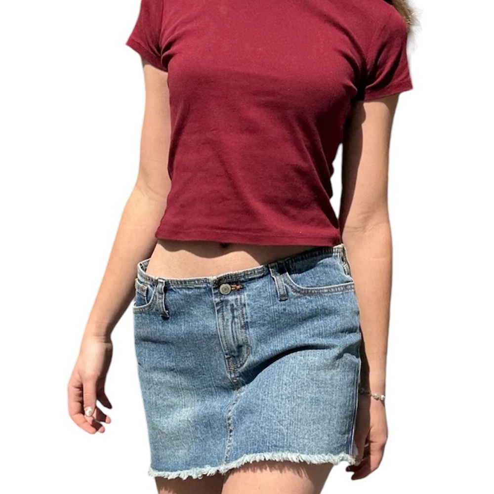 NWT- Brandy Melville- BURGANDY- ONE SIZE Basic Top